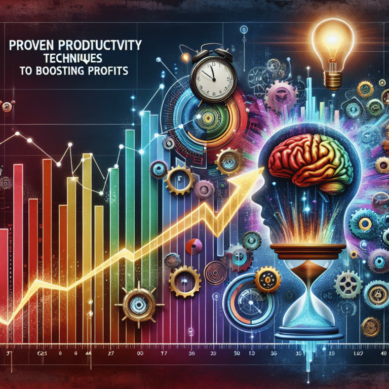 técnicas comprovadas de produtividade para aumentar lucros.