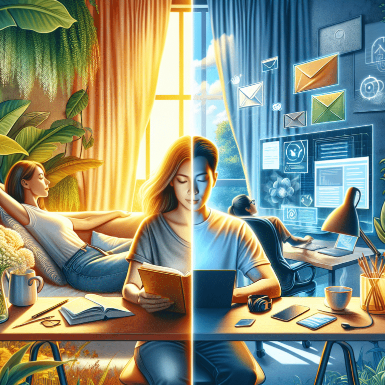 como equilibrar vida pessoal e trabalho online